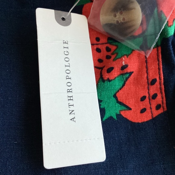 🍓Maeve COLETTE Cropped Printed Linen-Blend Wide-Leg Pants Anthropologie - Picture 10 of 14